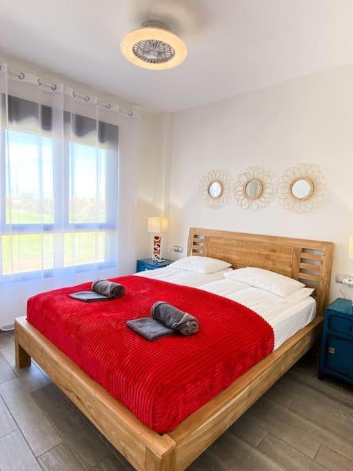 Sunny Luxury Apartment With Two Great Sunny - Level Terraces, Two Swimming Pools, In A New Complex Pueblo Majorero, Close To Fuerteventura Golf Club, Next To The Beach , Atlantico Shopping Mall And Casino In كاليتا ذي فوستي المظهر الخارجي الصورة