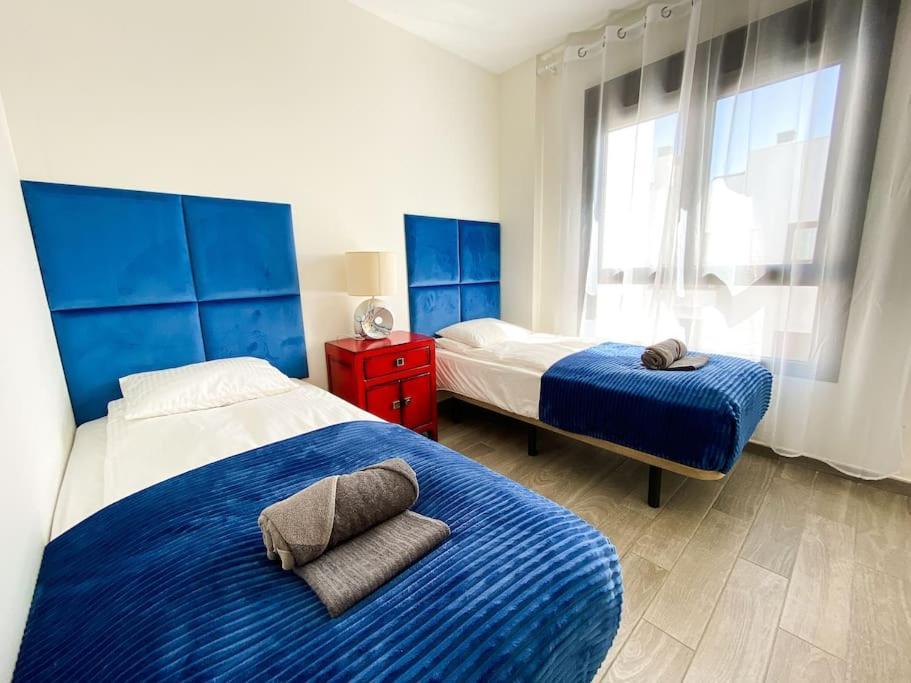 Sunny Luxury Apartment With Two Great Sunny - Level Terraces, Two Swimming Pools, In A New Complex Pueblo Majorero, Close To Fuerteventura Golf Club, Next To The Beach , Atlantico Shopping Mall And Casino In كاليتا ذي فوستي المظهر الخارجي الصورة