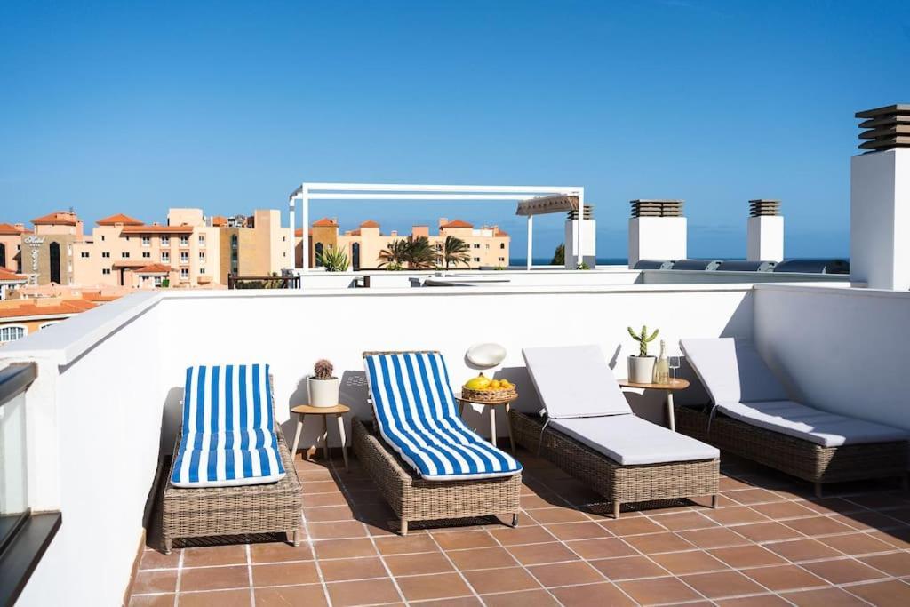 Sunny Luxury Apartment With Two Great Sunny - Level Terraces, Two Swimming Pools, In A New Complex Pueblo Majorero, Close To Fuerteventura Golf Club, Next To The Beach , Atlantico Shopping Mall And Casino In كاليتا ذي فوستي المظهر الخارجي الصورة