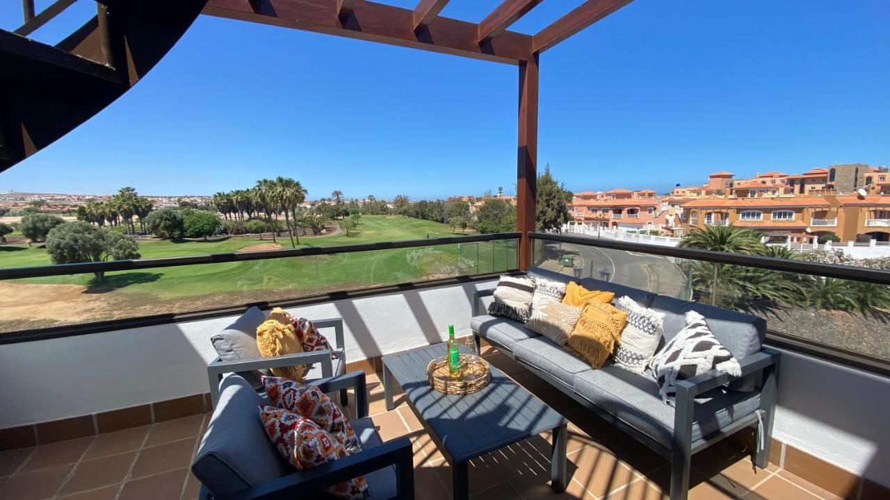 Sunny Luxury Apartment With Two Great Sunny - Level Terraces, Two Swimming Pools, In A New Complex Pueblo Majorero, Close To Fuerteventura Golf Club, Next To The Beach , Atlantico Shopping Mall And Casino In كاليتا ذي فوستي المظهر الخارجي الصورة